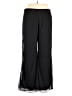 The Pyramid Collection 100% Polyester Black Casual Pants Size L - photo 1