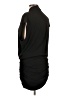 Bebe Solid Black Cocktail Dress Size L - photo 2