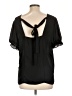 Everleigh 100% Polyester Black Short Sleeve Blouse Size L - photo 2