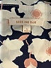 Skies Are Blue 100% Polyester Floral Ivory 3/4 Sleeve Blouse Size L - photo 7