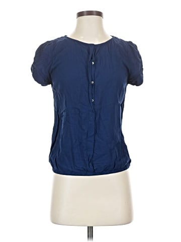 Zara Basic Short Sleeve Blouse (view 1)