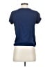 Zara Basic 100% Viscose Blue Short Sleeve Blouse Size S - photo 2
