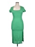 Pink Dot Green Casual Dress Size XL - photo 1