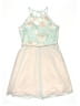 Rare Editions 100% Polyester Ivory Dress Size 14 - photo 1
