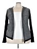 Extra Touch Gray Cardigan Size 3X - photo 1