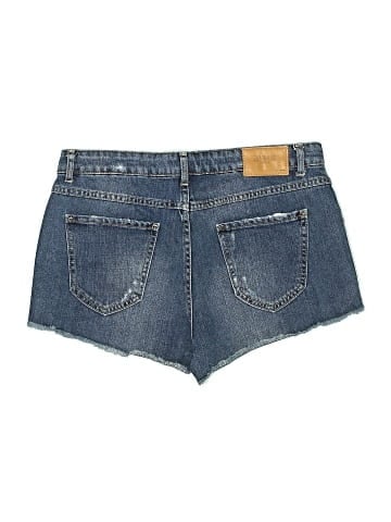 Zara TRF Denim Shorts (view 2)