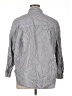 Gloria Vanderbilt 100% Cotton Stripes Gray Long Sleeve Button-Down Shirt Size XXL - photo 2
