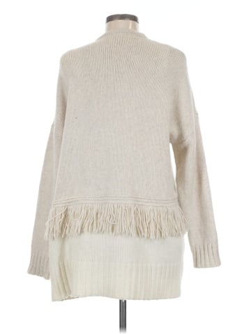 Madewell Colorblock Fringe Cardigan Sweater (view 2)
