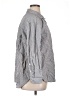 Gloria Vanderbilt 100% Cotton Stripes Gray Long Sleeve Button-Down Shirt Size XXL - photo 4