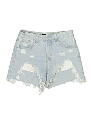 PrettyLittleThing Denim Shorts (view 1)