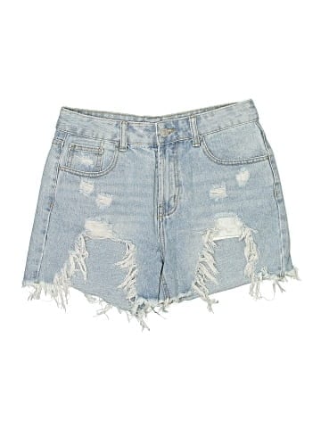 PrettyLittleThing Denim Shorts (view 1)