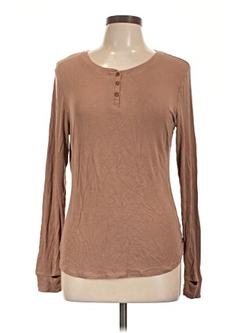 Cuddl Duds Long Sleeve Henley (view 1)