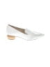 Jeffrey Campbell Metallic White Flats Size 8 1/2 - photo 1