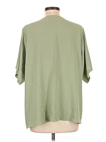 Eileen Fisher Short Sleeve Silk Top (view 2)