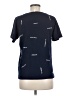 J.Crew 100% Cotton Blue Short Sleeve Top Size M - photo 2