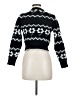 Haute Monde 100% Polyester Argyle Black Cardigan Size M - photo 2