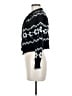 Haute Monde 100% Polyester Argyle Black Cardigan Size M - photo 5