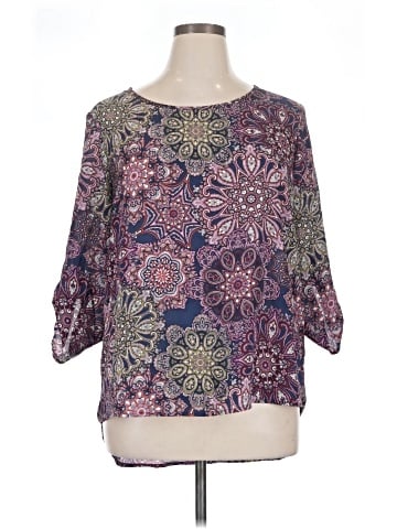 Tacera 3/4 Sleeve Blouse (view 1)