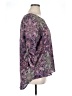 Tacera 100% Polyester Purple 3/4 Sleeve Blouse Size XL - photo 4