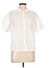 Nine Britton 100% Cotton Ivory Short Sleeve Blouse Size L - photo 1