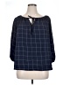 Olivia & Martin 100% Polyester Blue 3/4 Sleeve Blouse Size 1X - photo 1