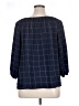 Olivia & Martin 100% Polyester Blue 3/4 Sleeve Blouse Size 1X - photo 2