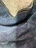 Unbranded 100% Leather Blue Denim Jacket Size 15 - 16 - photo 6