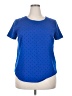 Merona 100% Polyester Polka Dots Blue Active T-Shirt Size XXL - photo 1
