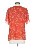 CAbi 100% Polyester Orange Short Sleeve Blouse Size S - photo 2