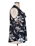 Siren Lily 100% Polyester Blue Sleeveless Blouse Size 2X - photo 4