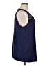 Claudia Richard Blue Sleeveless Blouse Size 2X - photo 4