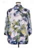 Susan Graver 100% Polyester Floral Blue 3/4 Sleeve Blouse Size XL - photo 2