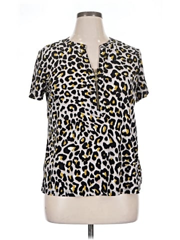 Anne Klein Short Sleeve Blouse (view 1)
