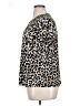 Anne Klein Animal Print Black Short Sleeve Blouse Size XL - photo 5