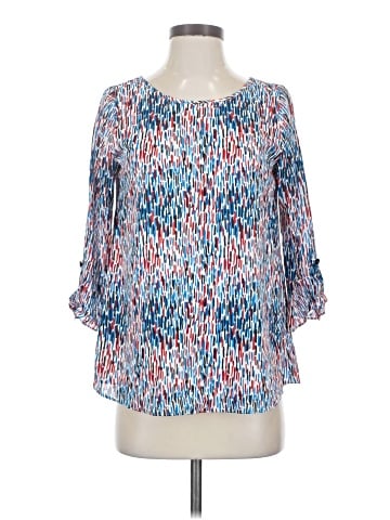 Shoshanna 3/4 Sleeve Silk Top (view 1)