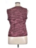JM Collection Burgundy Sleeveless Top Size XL - photo 2