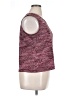 JM Collection Burgundy Sleeveless Top Size XL - photo 4