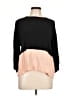 Sam & Lavi 100% Rayon Color Block Black 3/4 Sleeve Top Size L - photo 1