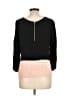 Sam & Lavi 100% Rayon Color Block Black 3/4 Sleeve Top Size L - photo 2