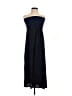 Eres 100% Cotton Solid Black Blue Casual Dress Size S - photo 1