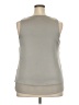 H By Halston 100% Polyester Silver Gray Sleeveless Blouse Size 18 - photo 2
