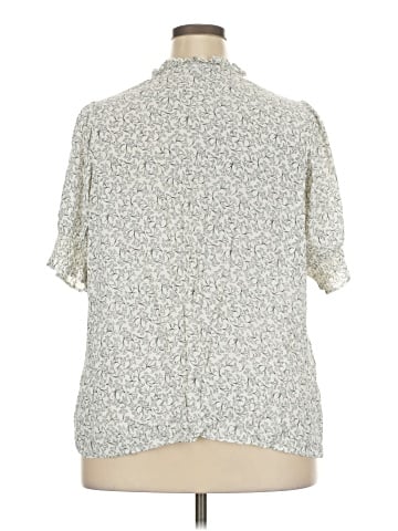 Terra & Sky Short Sleeve Blouse (view 2)