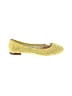 Antonio Melani 100% Leather Yellow Flats Size 9 - photo 1