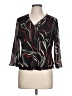 Worthington Black 3/4 Sleeve Blouse Size Lg Petite - photo 1