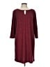 Chico's Burgundy Casual Dress Size Lg Petite (2) - photo 1