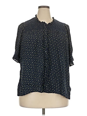 Terra & Sky Short Sleeve Blouse (view 1)