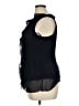 Tory Burch 100% Silk Black Sleeveless Silk Top Size 14 - photo 5