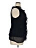 Tory Burch 100% Silk Black Sleeveless Silk Top Size 14 - photo 4