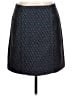 Ann Taylor LOFT Chevron-herringbone Blue Casual Skirt Size 10 - photo 1
