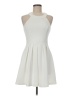 Junk Solid Ivory Cocktail Dress Size M - photo 1